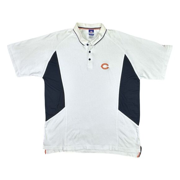 Vintage Reebok x NFL Team Apparel Chicago Bears Embroidered Polo Shirt - Size XL - Picture 1 of 5